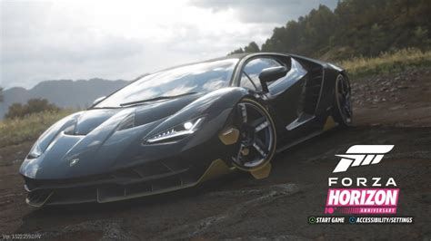 Forza Horizon Th Anniversary Title Screen Winter Season Hq Youtube