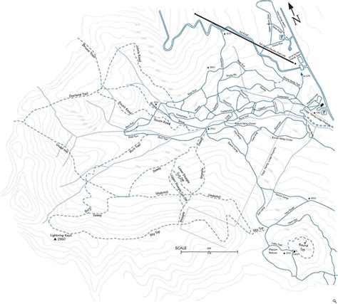 Stowe Mountain XC Trail Map | Liftopia