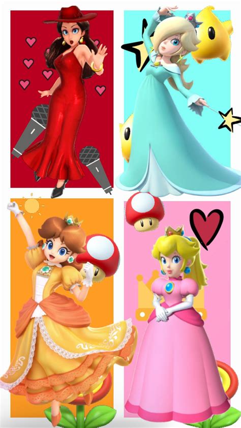 Princess Peach Daisy And Rosalina Also Mayor Pauline Super Mario