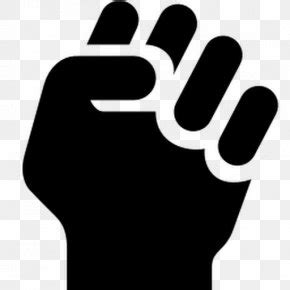 Raised Fist Symbol Clip Art Png X Px Raised Fist Area Black