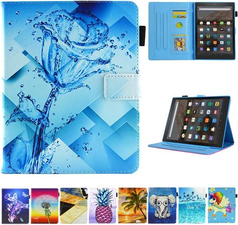 Amazon JZCreater Kindle Fire HD 10 Case Old Model 2019 Compatible