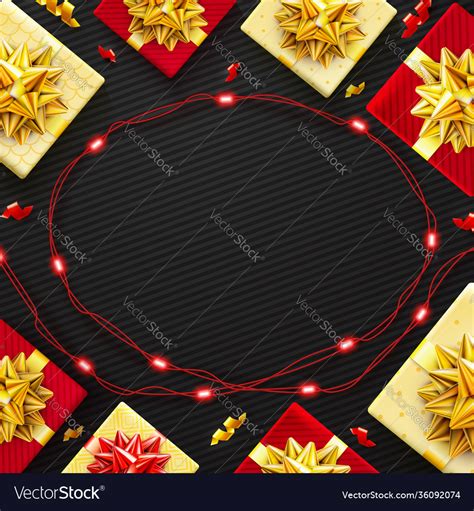 Black Friday Super Sale Poster With Realistic Red Vector Image