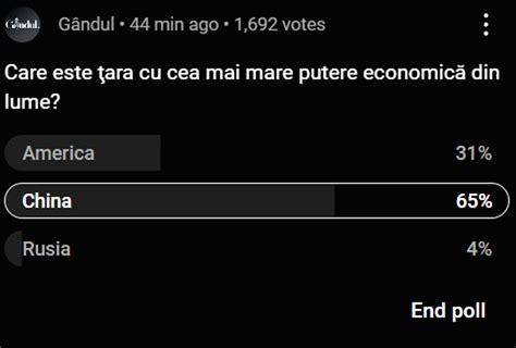 Poll Marius Tuc Show Care Este Ara Cu Cea Mai Mare Putere Economic