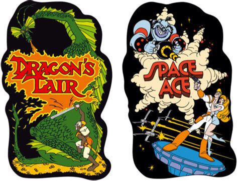 Dragon S Lair Space Ace Arcade Side Art Panels Cabinet Graphics