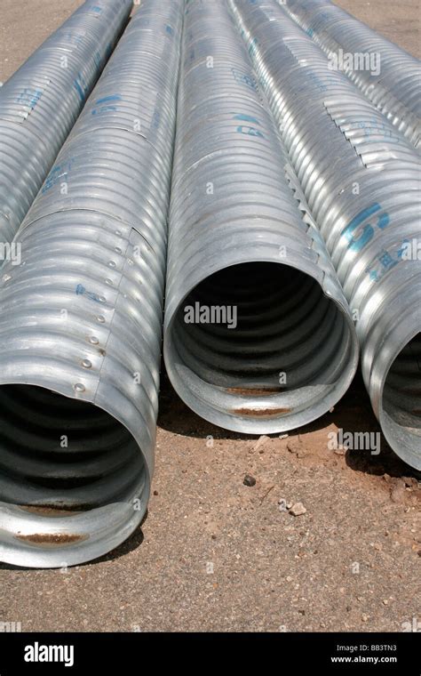 Galvanized Steel Culvert Pipe Hi Res Stock Photography And Images Alamy