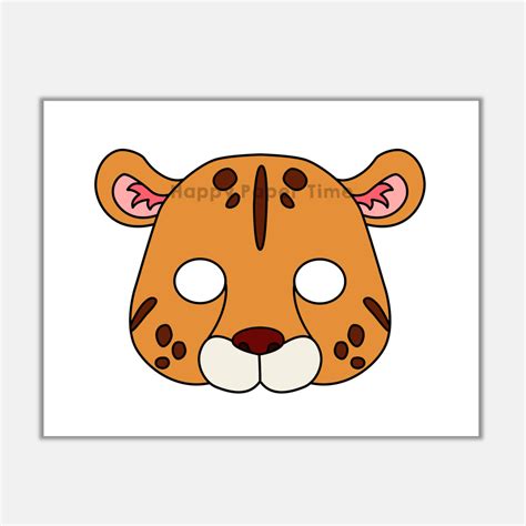 Leopard Mask Templates To Print