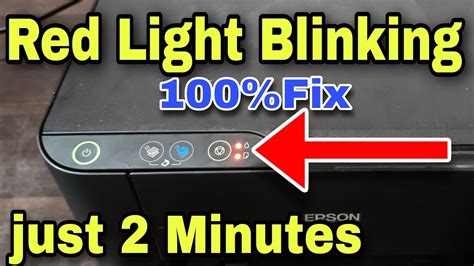 Epson L L L L L Printer Red Light Blinking Problem