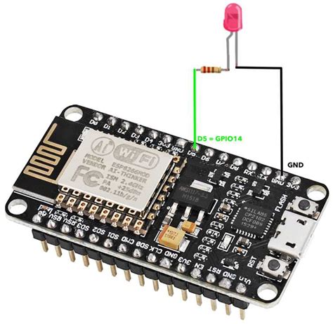 Esp8266 Nodemcu 12e Pinout Commands In Arduino