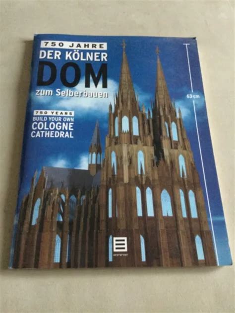 MODELLBAU 750 JAHRE KÖLNER DOM COLOGNE CATHEDRAL zum SELBERBAUEN