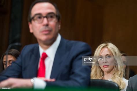 Treasury Secretary Steve Mnuchin Testifies As His Fiancee Louise