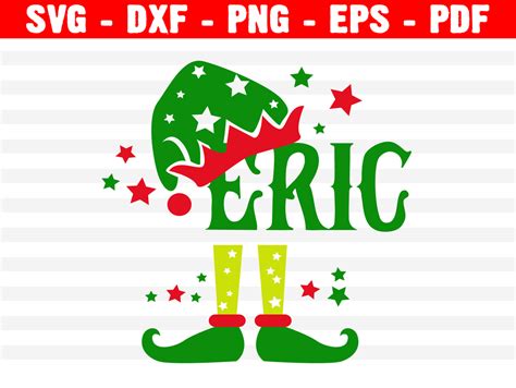 Elf Svg Christmas Elf Cut Files Elf Boy Svg Christmas Clipart Cute