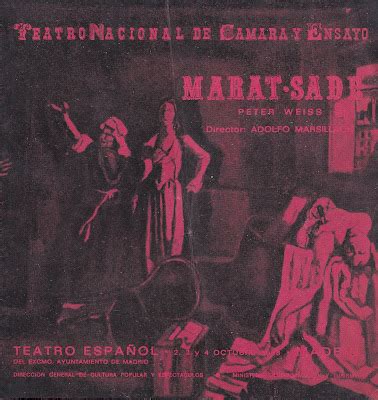 estelas en la mar Marat Sade en el recuerdo cincuenta años