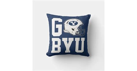 Go BYU Throw Pillow | Zazzle