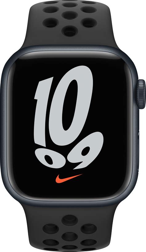 Best Buy: Apple Watch Nike Series 7 (GPS + Cellular) 41mm Midnight ...