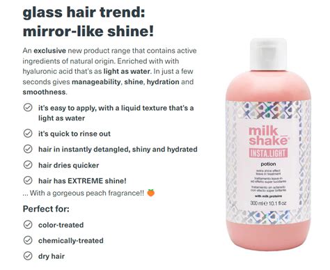 Milk Shake Insta Light Potion Mirror Like Shine 8 4 Fl Oz Milk Shake