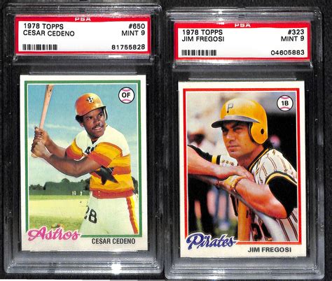 Lot Detail Lot Of Topps Graded Baseball Cards All Psa S