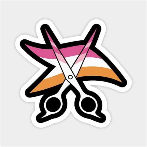 Scissors Lesbian Flag Equality LGBTQ Human Rights Scissors Lesbian Magnet TeePublic