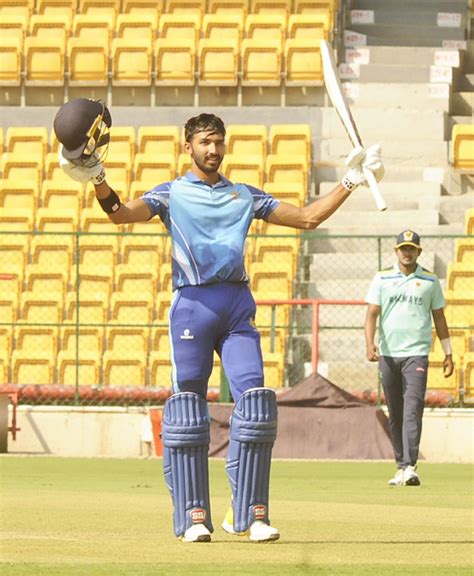 Devdutt Padikkal celebrates a century | ESPNcricinfo.com