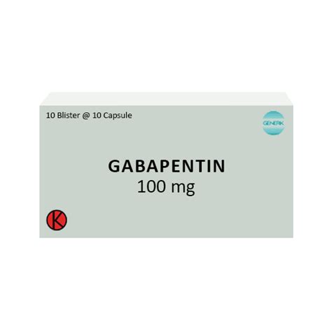 Gabapentin 100 Mg 10 Kapsul Kegunaan Efek Samping Dosis Dan Aturan