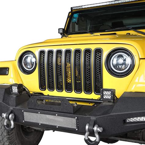 Front Grill Inserts for 1997-2006 Jeep Wrangler TJ – OffGrid Store