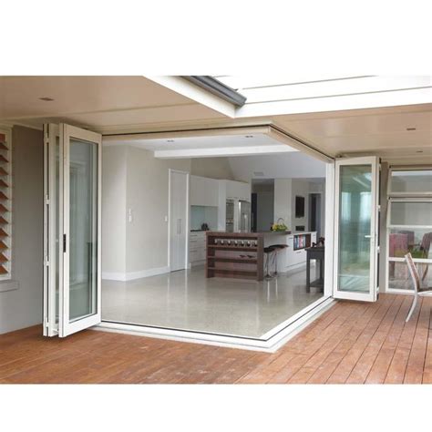 Chrimson Exterior Aluminium Profile Stacking Sliding Folding Glass Door System Chrimson