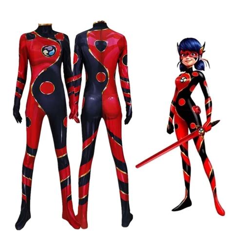 Dragon Ladybug Marinette Cosplay Costume 3d Print Cheap Superhero