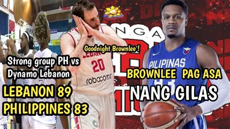 Lebanon Tinalo Ang Strong Group Nang Pilipinas Brownlee Pag Asa Nang