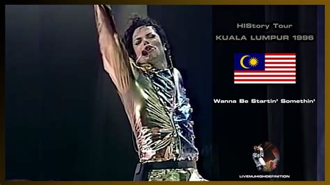 Michael Jackson Wanna Be Startin Somethin Live Kuala Lumpur 1996