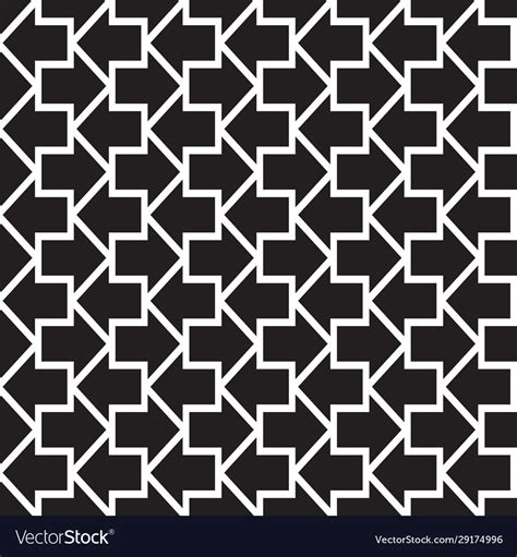 Arrows Seamless Geometric Pattern Royalty Free Vector Image