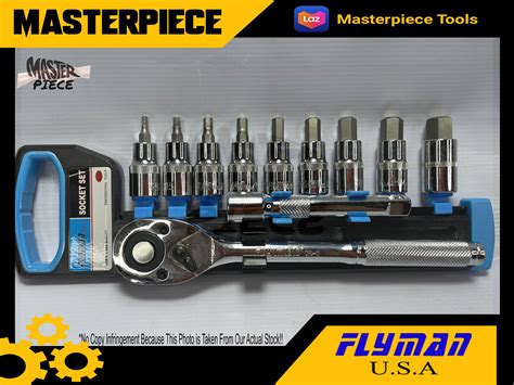 Masterpiece Original Allen Socket Wrench Set Flyman Drive Mm To