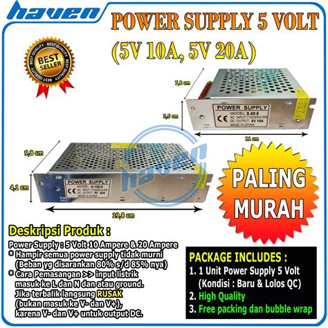 Jual Switching Power Supply V A Psu V A Switching Body Kecil