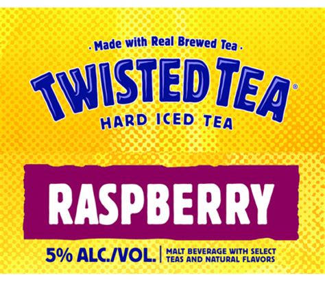 Twisted Tea Raspberry Hard Iced Tea Crescent Crown Distributing