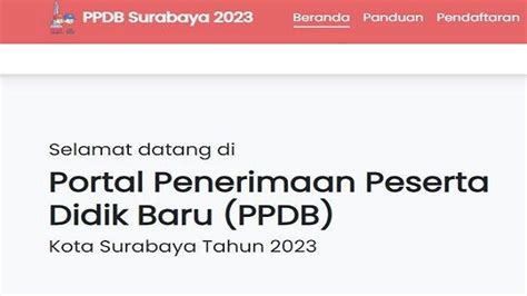 Ppdb Sd Surabaya Jalur Afirmasi Jadwal Syarat Dan Cara Daftar