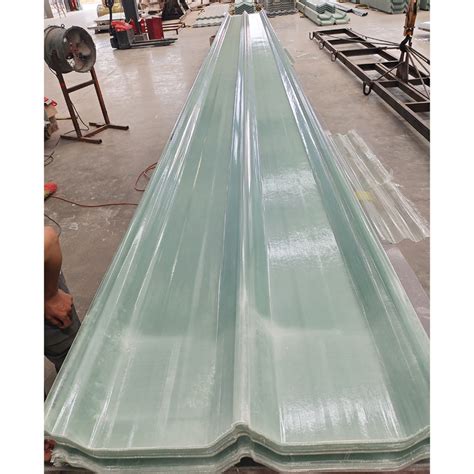 Mm Corrugated Grp Frp Fiber Glass Transparent Glass Fibre Sheet For