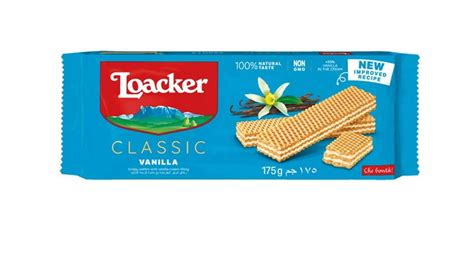 Loacker Classic Vanille Wafelki Z Kremem Waniliowym 175 G