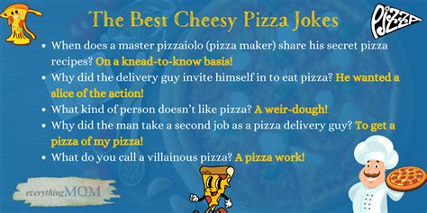 50 Cheesy Pizza Jokes For Fun With Kids Everythingmom