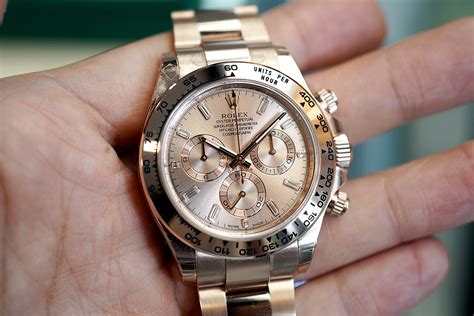 Rolex Cosmograph Daytona Full Everose Gold Baguette Diamond Dial 40 Mm