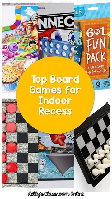 Kelly's Classroom Online: 10 Games for Indoor Recess Days