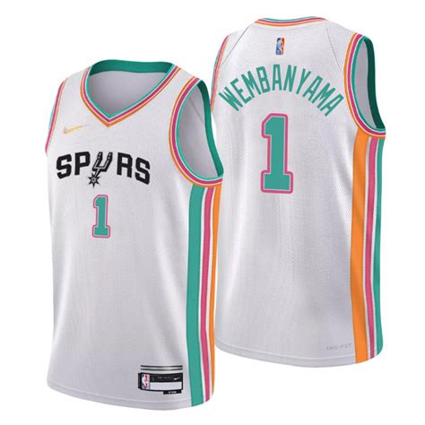 Cheap San Antonio Spurs Victor Wembanyama Men S White