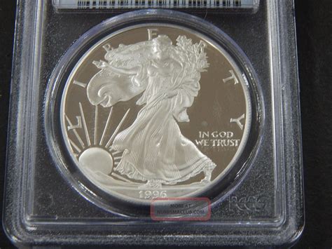 P Proof Silver Eagle Pcgs Pr Dcam Deep Cameo Bullion Coin