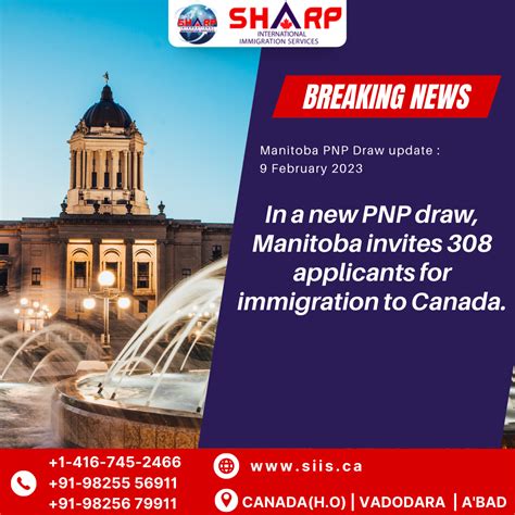 In A New Pnp Draw Manitoba Invites Applicants For Immigration To