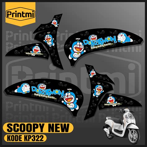 Striping Stickers New Doraemon Motor Prestige