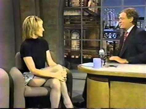 Ellen Barkin on Dave Letterman - YouTube