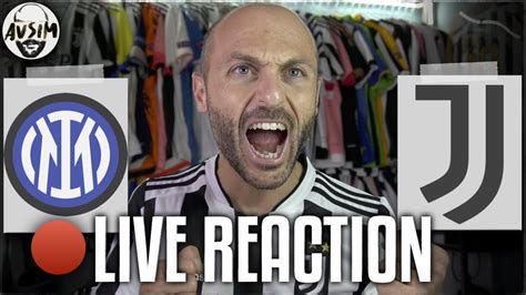 Live Reaction Inter Juventus 1 1 Avsim Live Youtube