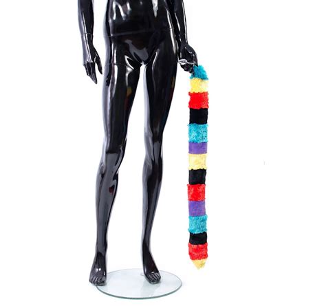 Rainbow Tail Plug Tail Buttplug Bdsmtoys Adult Sex Toys Etsy
