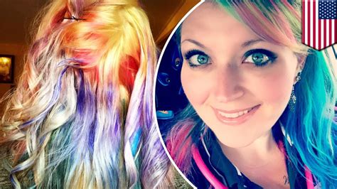 Hot Nurse Criticized For Being Able To Practice Nursing After Dying Hair Rainbow Colors