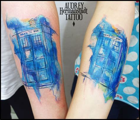 Tardis Doctor Who Tattoos Fandom Tattoos Doctor Tattoo