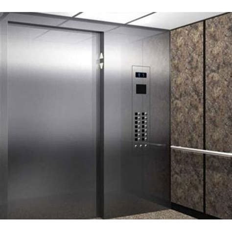 Stainless Steel Hydraulic Passenger Elevator Capacity 4 6 Persons At