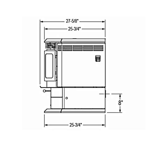 Quadra Fire Classic Bay 1200 Pellet Stove Bylers Stove Shoppe