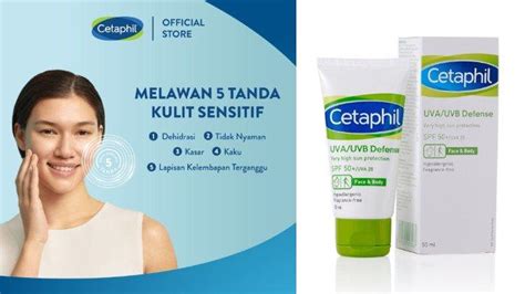 Review Cetaphil Uva Uvb Defense Spf Sunscreen Lindungi Kulit